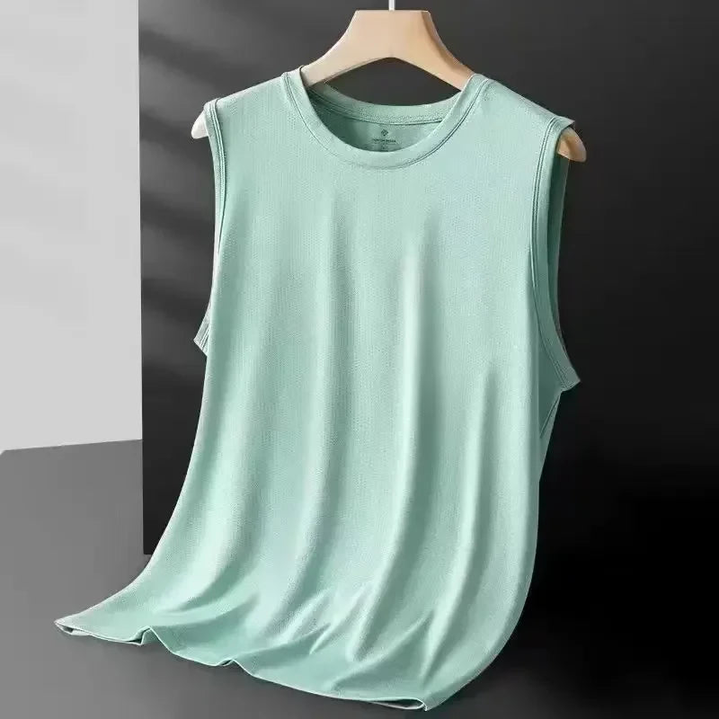 Ice Silk Mesh Tank Top